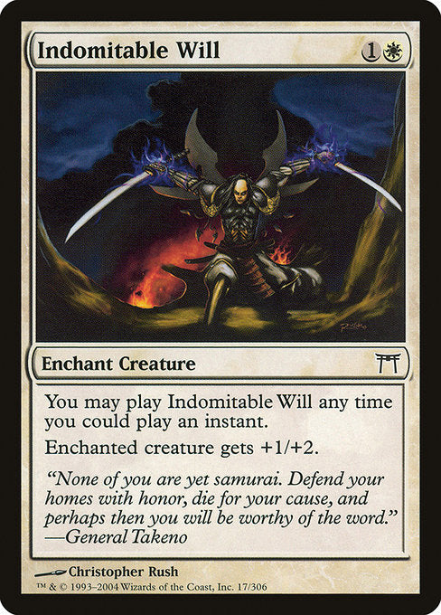 Indomitable Will (17) [Champions of Kamigawa]