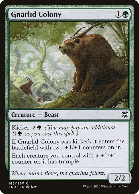 Gnarlid Colony (185) [Zendikar Rising]