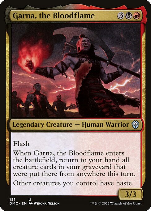 Garna, the Bloodflame (151) [Dominaria United Commander]