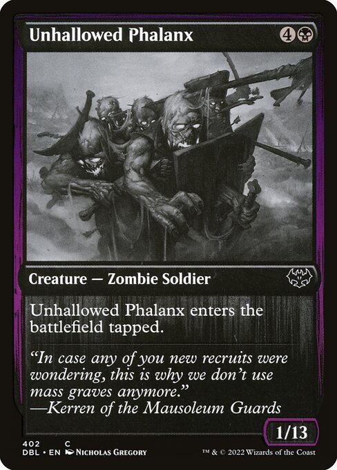 Unhallowed Phalanx (402) [Innistrad: Double Feature]