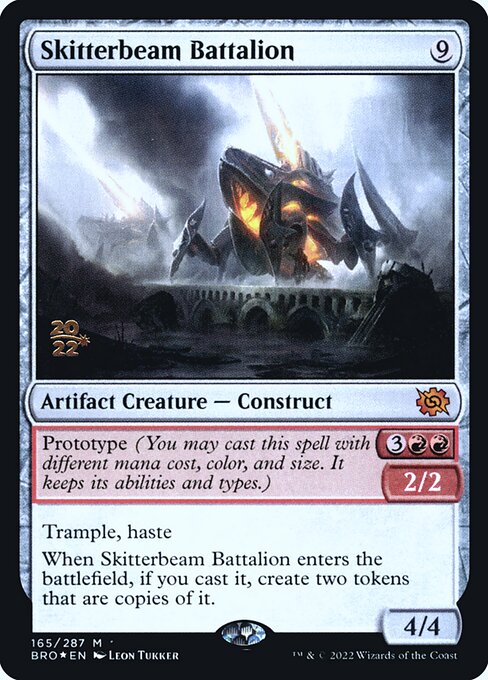 Skitterbeam Battalion (165s) [The Brothers' War Promos]