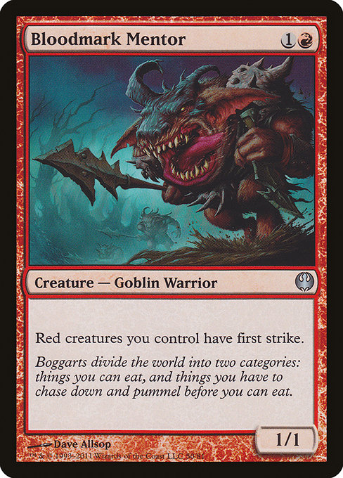 Bloodmark Mentor (50) [Duel Decks: Knights vs. Dragons]