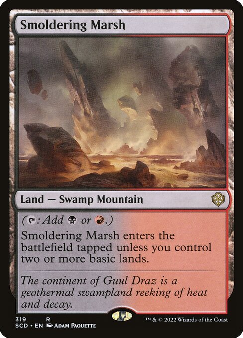 Smoldering Marsh (319) [Starter Commander Decks]