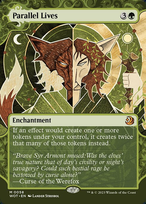 Parallel Lives (58) [Wilds of Eldraine: Enchanting Tales] [Showcase, Borderless]