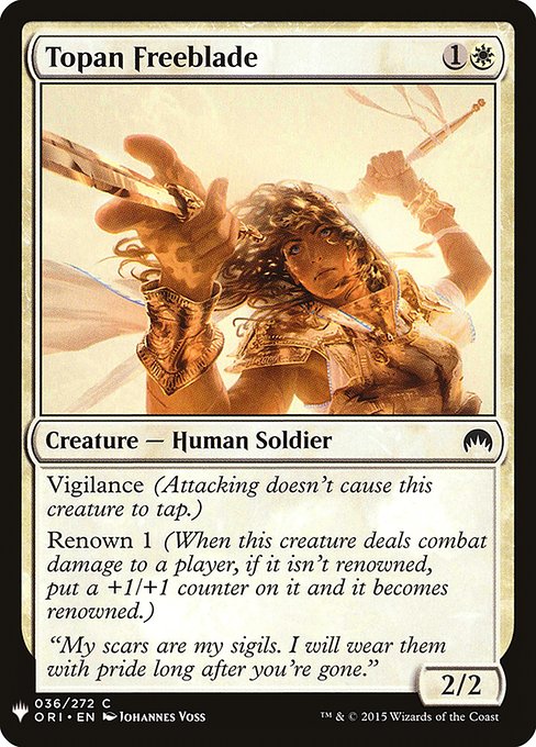 Topan Freeblade (ORI-36) [The List]