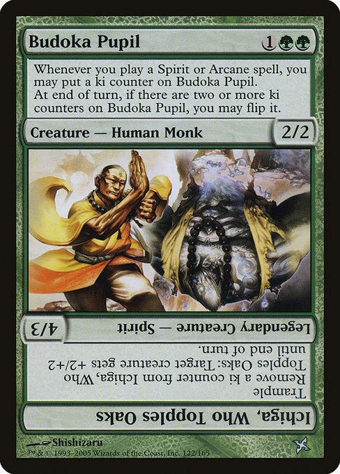 Budoka Pupil // Ichiga, Who Topples Oaks (122) [Betrayers of Kamigawa]