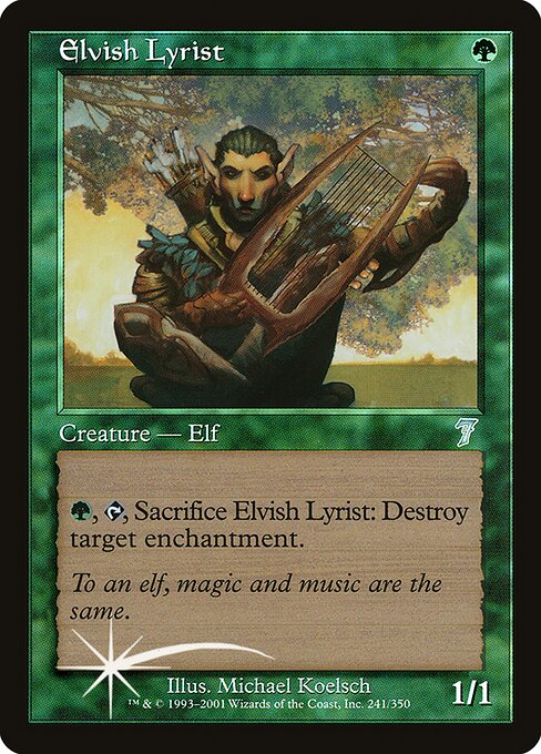 Elvish Lyrist (241★) [Seventh Edition]