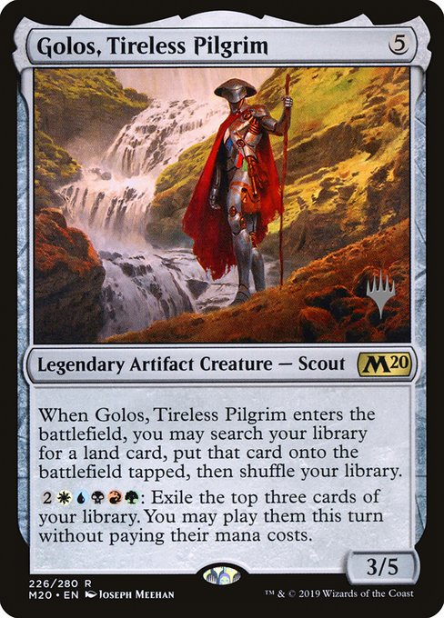 Golos, Tireless Pilgrim (226p) [Core Set 2020 Promos]