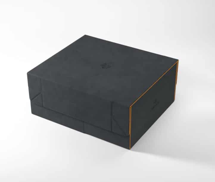 Gamegenic Games' Lair 600+ Black/Orange Deck Box image 0