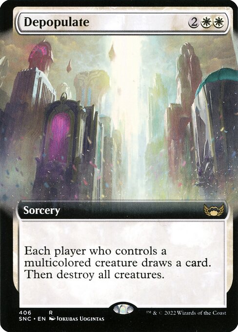 Depopulate (406) [Streets of New Capenna] [Extended Art]