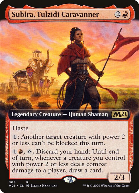 Subira, Tulzidi Caravanner (368) [Core Set 2021] [Extended Art]