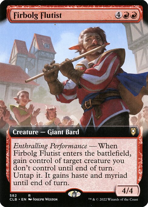 Firbolg Flutist (582) [Commander Legends: Battle for Baldur's Gate] [Extended Art]