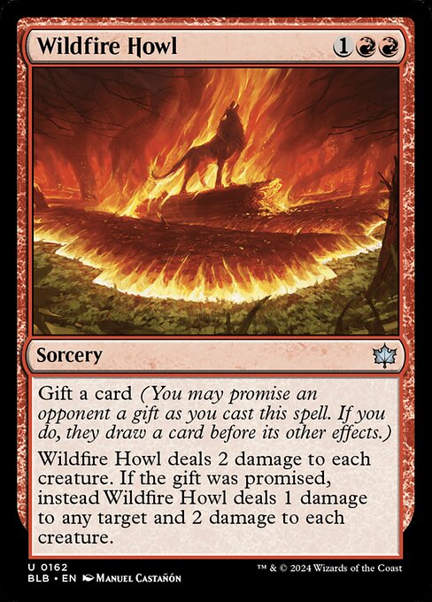 Wildfire Howl (162) [Bloomburrow]