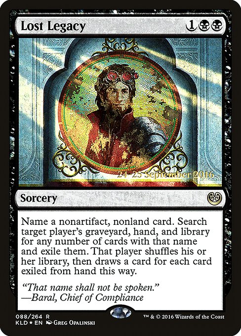 Lost Legacy (88s) [Kaladesh Promos]