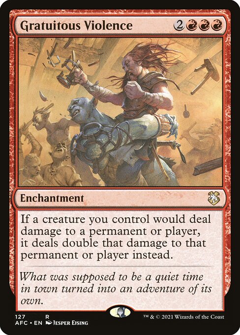 Gratuitous Violence (127) [Forgotten Realms Commander]
