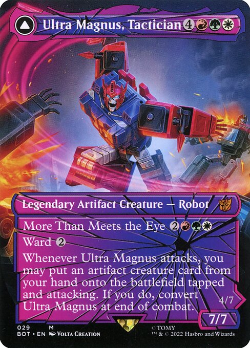 Ultra Magnus, Tactician // Ultra Magnus, Armored Carrier (29) [Transformers] [Borderless]