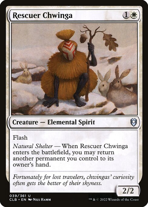 Rescuer Chwinga (39) [Commander Legends: Battle for Baldur's Gate]
