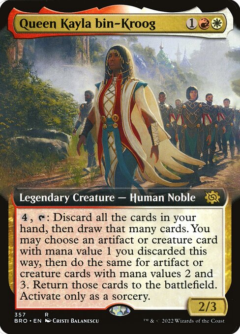 Queen Kayla bin-Kroog (357) [The Brothers' War] [Extended Art]