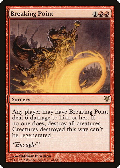 Breaking Point (67) [Duel Decks: Sorin vs. Tibalt]