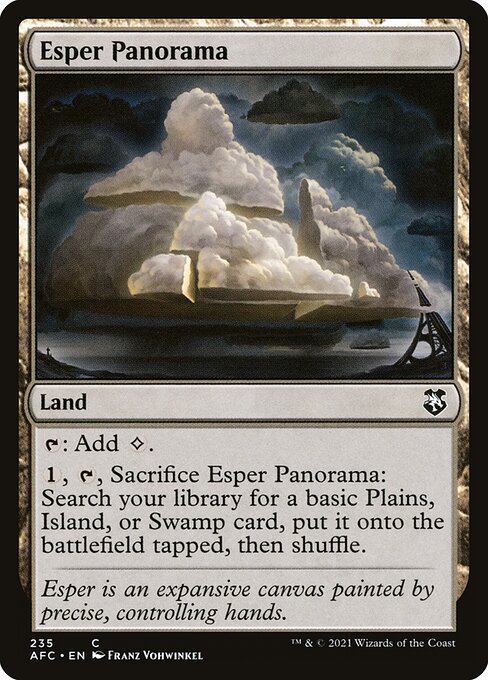 Esper Panorama (235) [Forgotten Realms Commander]