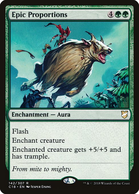 Epic Proportions (142) [Commander 2018]