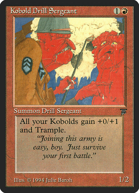 Kobold Drill Sergeant (154) [Legends]