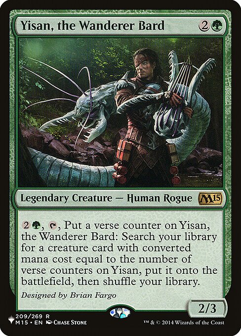 Yisan, the Wanderer Bard (M15-209) [The List]