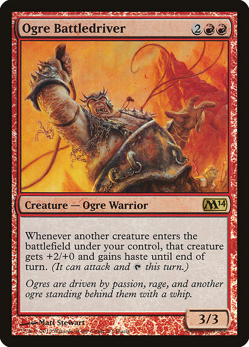 Ogre Battledriver (2) [Duels of the Planeswalkers 2014 Promos]