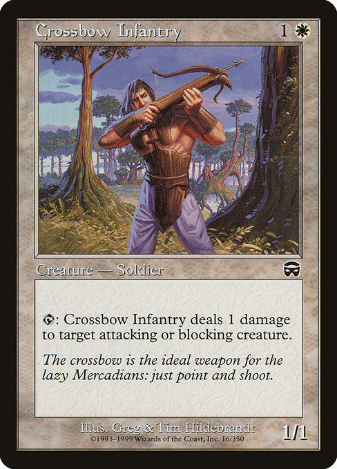 Crossbow Infantry (16) [Mercadian Masques]