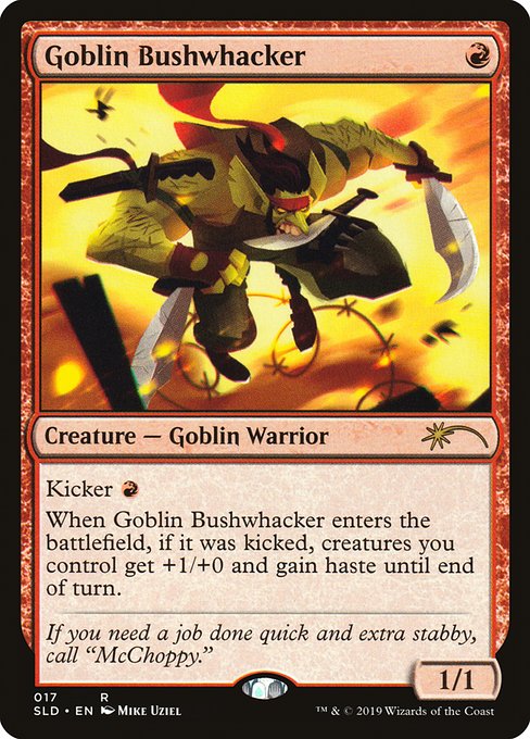 Goblin Bushwhacker (17) [Secret Lair Drop]