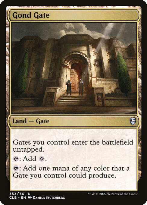 Gond Gate (353) [Commander Legends: Battle for Baldur's Gate]