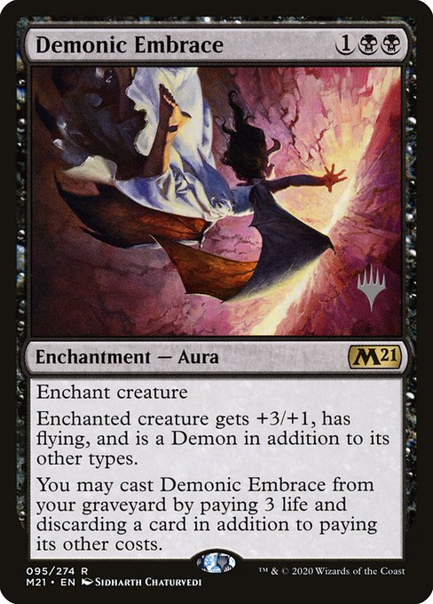 Demonic Embrace (95p) [Core Set 2021 Promos]