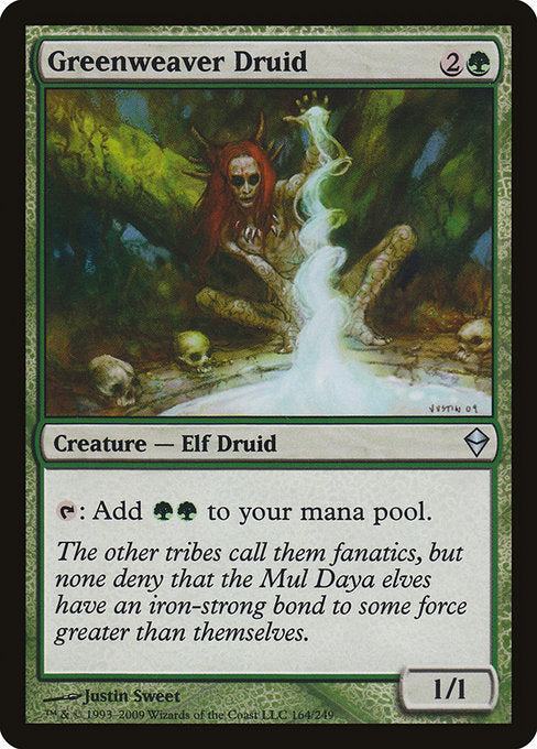 Greenweaver Druid (164) [Zendikar]