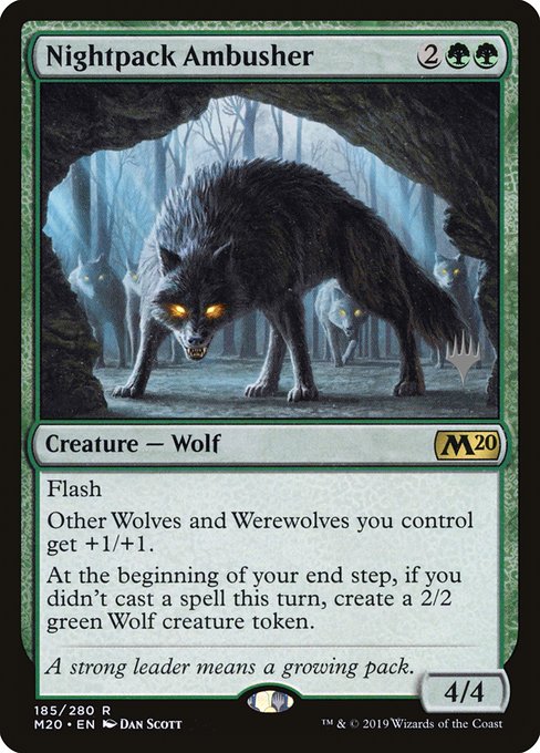 Nightpack Ambusher (185p) [Core Set 2020 Promos]