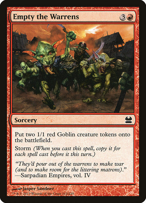 Empty the Warrens (112) [Modern Masters]