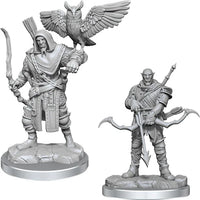 D&D Nolzur's Marvelous Miniatures Orc Ranger Male Wave 17 image 0