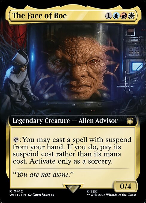 The Face of Boe (412) [Doctor Who] [Extended Art]