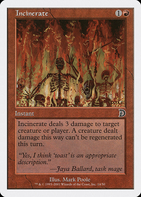 Incinerate (14) [Deckmasters]