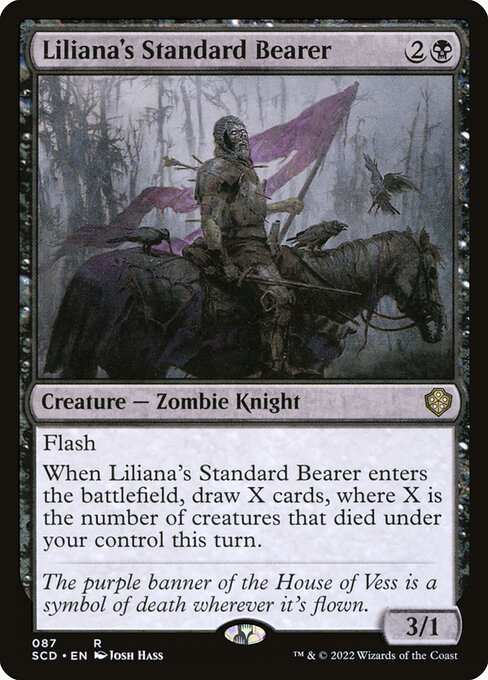 Liliana's Standard Bearer (87) [Starter Commander Decks]