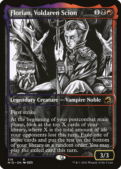 Florian, Voldaren Scion (318) [Innistrad: Midnight Hunt] [Showcase]