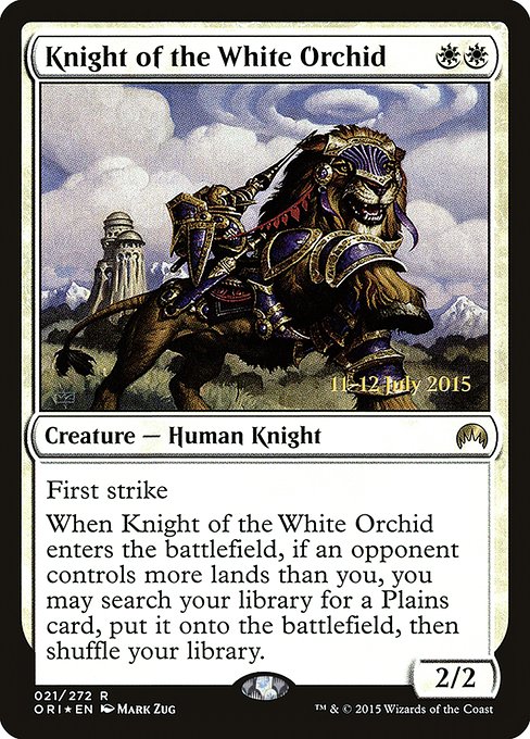 Knight of the White Orchid (21s) [Magic Origins Promos]