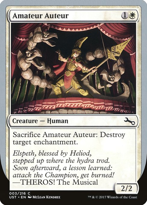Amateur Auteur (3c) [Unstable]