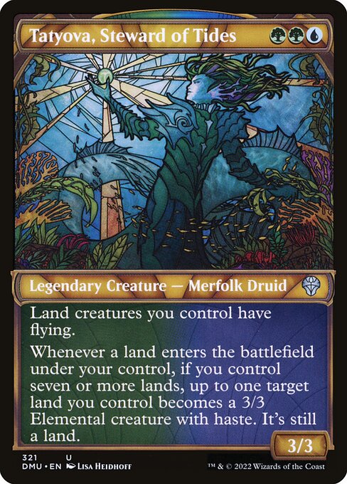 Tatyova, Steward of Tides (321) [Dominaria United] [Showcase]