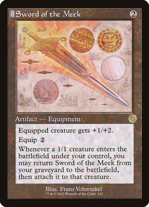 Sword of the Meek (122) [The Brothers' War Retro Artifacts]