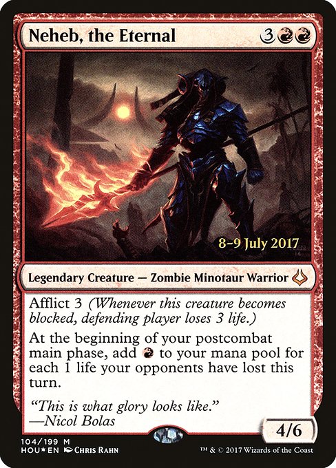 Neheb, the Eternal (104s) [Hour of Devastation Promos]