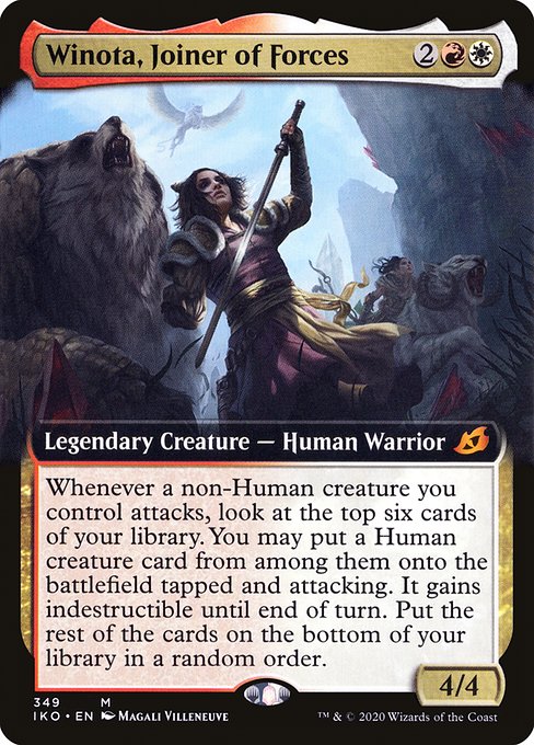Winota, Joiner of Forces (349) [Ikoria: Lair of Behemoths] [Extended Art]