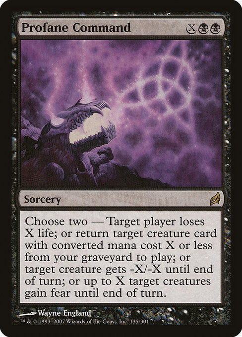 Profane Command (135) [Lorwyn]