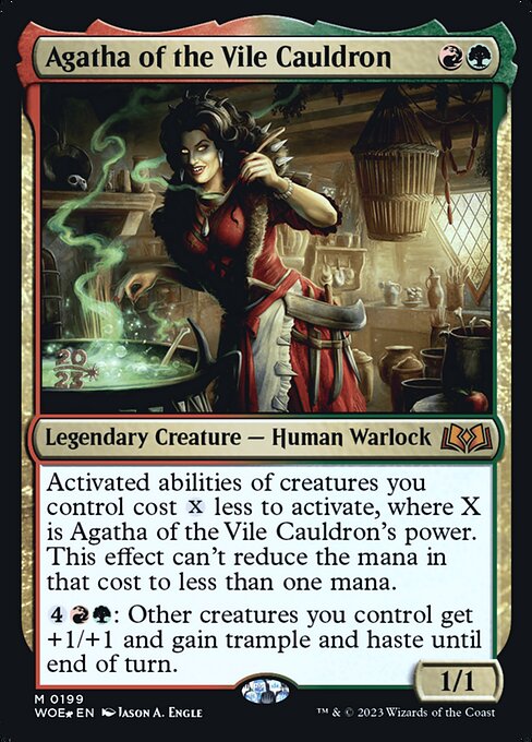 Agatha of the Vile Cauldron (199s) [Wilds of Eldraine Promos]