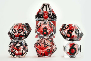 Dungeons &amp; Dragons Red Liquid Core Dice image 0