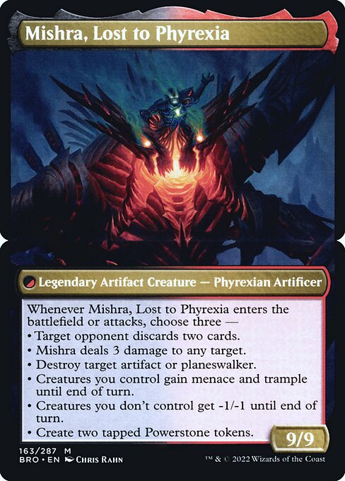 Mishra, Lost to Phyrexia (163bs) [The Brothers' War Promos]